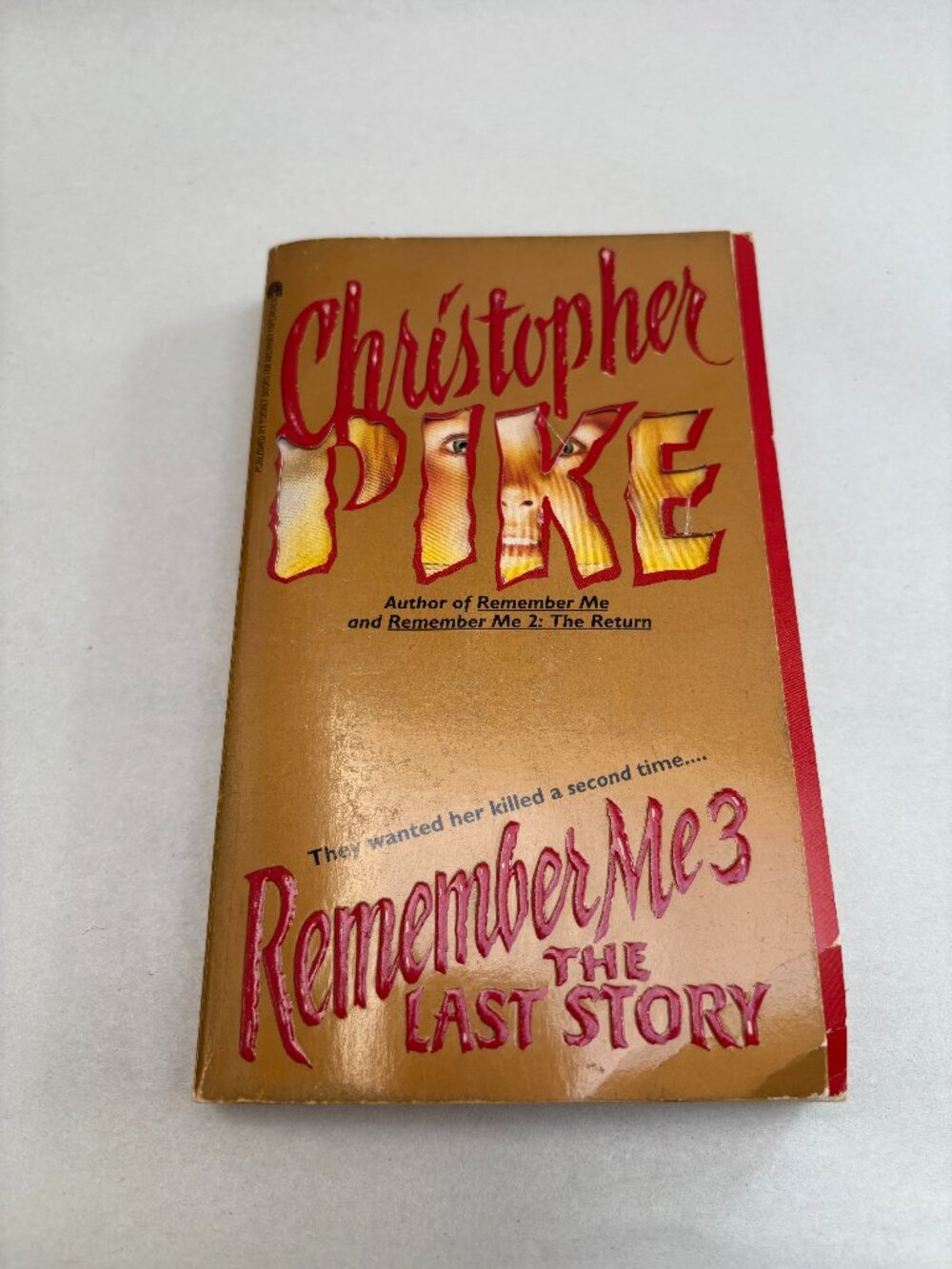VTG 90s Remember Me III by Christopher Pike Softcover